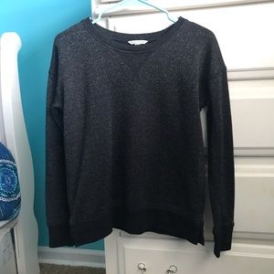american eagle black glitter sweater